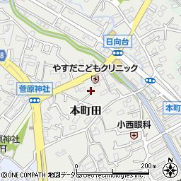 東京都町田市本町田939-17周辺の地図