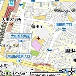 梅の花 蒲田店周辺の地図