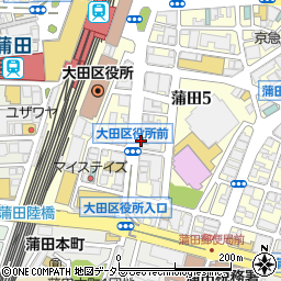 ラーメン道楽 蒲田店周辺の地図