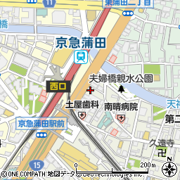 ケアプランセンター池上長寿園南蒲田事業所周辺の地図