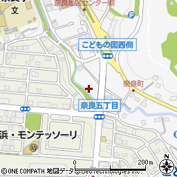 神奈川県横浜市青葉区奈良町1843-38周辺の地図