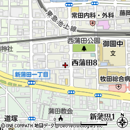 中央建材工業株式会社　東京支店周辺の地図
