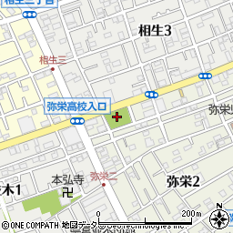 栄公園周辺の地図