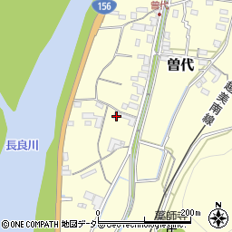 岐阜県美濃市曽代385周辺の地図