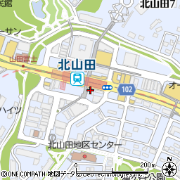 横浜農協北山田支店周辺の地図
