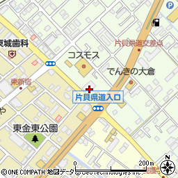 京葉銀行東金支店周辺の地図