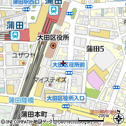 蒲田クリニック訪問看護ステーション周辺の地図