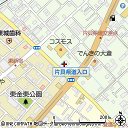 京葉銀行東金支店周辺の地図