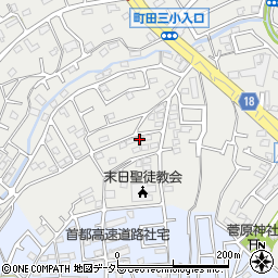 東京都町田市本町田1396周辺の地図