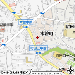 東京都町田市木曽町501周辺の地図