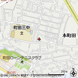 東京都町田市本町田1850周辺の地図