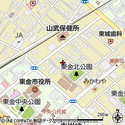 千葉県東金市東新宿2周辺の地図