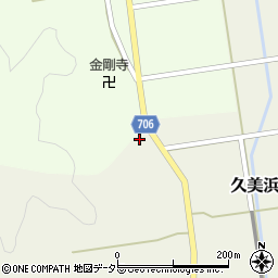 京都府京丹後市久美浜町金谷166周辺の地図