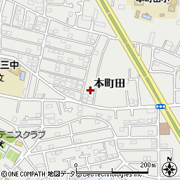 東京都町田市本町田2077周辺の地図