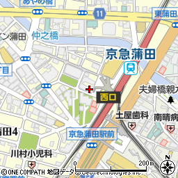 G.G.C 蒲田店周辺の地図