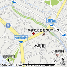 東京都町田市本町田973-18周辺の地図