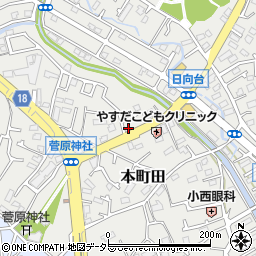 東京都町田市本町田973-16周辺の地図