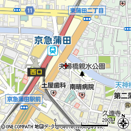 東日本銀行矢口支店 ＡＴＭ周辺の地図