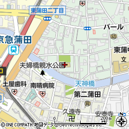 東蒲田保育園周辺の地図