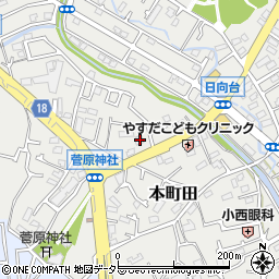 東京都町田市本町田975周辺の地図