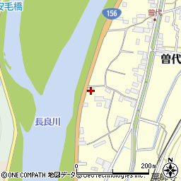 岐阜県美濃市曽代412周辺の地図