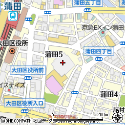 ドトールコーヒーショップ 蒲田アロマスクエア店周辺の地図