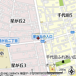 セブンイレブン星ケ丘店周辺の地図