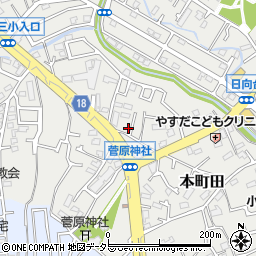 東京都町田市本町田967周辺の地図