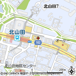 ファミリーマート北山田一丁目店周辺の地図