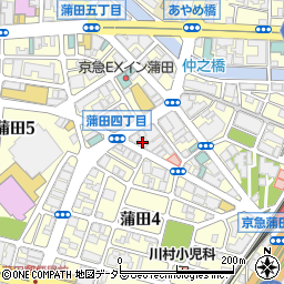 大東京信用組合蒲田支店周辺の地図