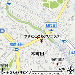 東京都町田市本町田973-13周辺の地図