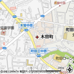 東京都町田市木曽町513周辺の地図