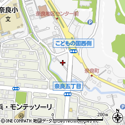 神奈川県横浜市青葉区奈良町1843-80周辺の地図