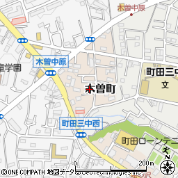 東京都町田市木曽町502周辺の地図