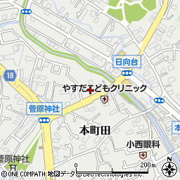 東京都町田市本町田973-10周辺の地図