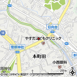 東京都町田市本町田973-9周辺の地図