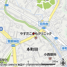 東京都町田市本町田973-2周辺の地図