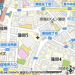 ボディマネジメント整体院・蒲田周辺の地図