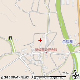 滋賀県長浜市余呉町新堂周辺の地図