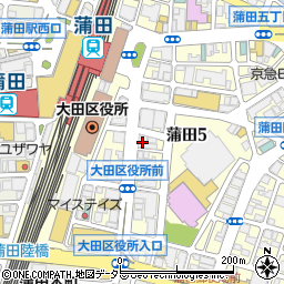 三井住友銀行蒲田西支店周辺の地図