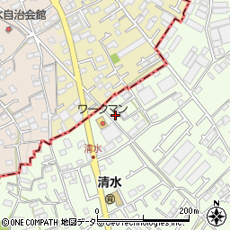 神奈川県相模原市中央区田名2222-6周辺の地図