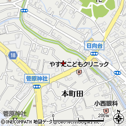 東京都町田市本町田973-4周辺の地図