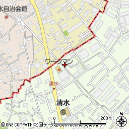 神奈川県相模原市中央区田名2222-5周辺の地図