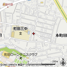 東京都町田市本町田1852周辺の地図