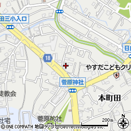 東京都町田市本町田960周辺の地図