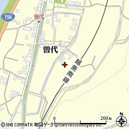 岐阜県美濃市曽代630周辺の地図