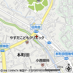 東京都町田市本町田880周辺の地図