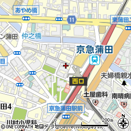 有限会社京浜蒲田旭屋周辺の地図