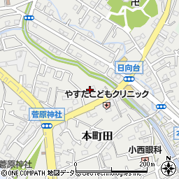 東京都町田市本町田973-1周辺の地図