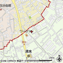 神奈川県相模原市中央区田名2222周辺の地図